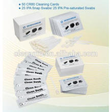 Kits de nettoyage pour imprimantes cartes Zebra 105909-169 C80 inclus
